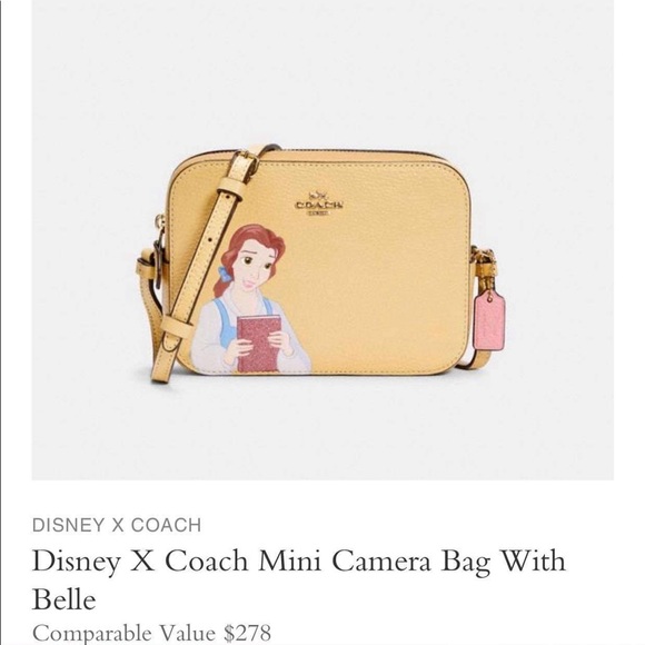 Coach Disney Princess Belle Coach Belle Bag Coach Outlet X Disney